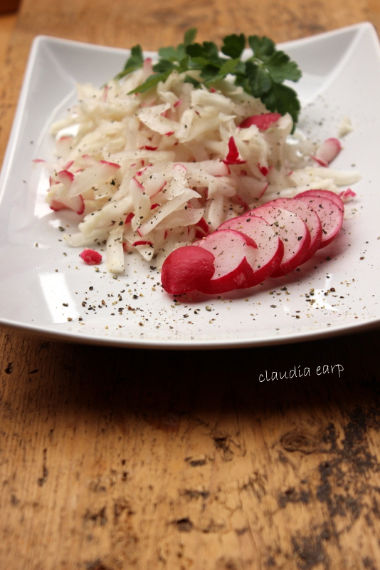Rettich-Radieschen-Salat - ein leichter Frühlingssalat