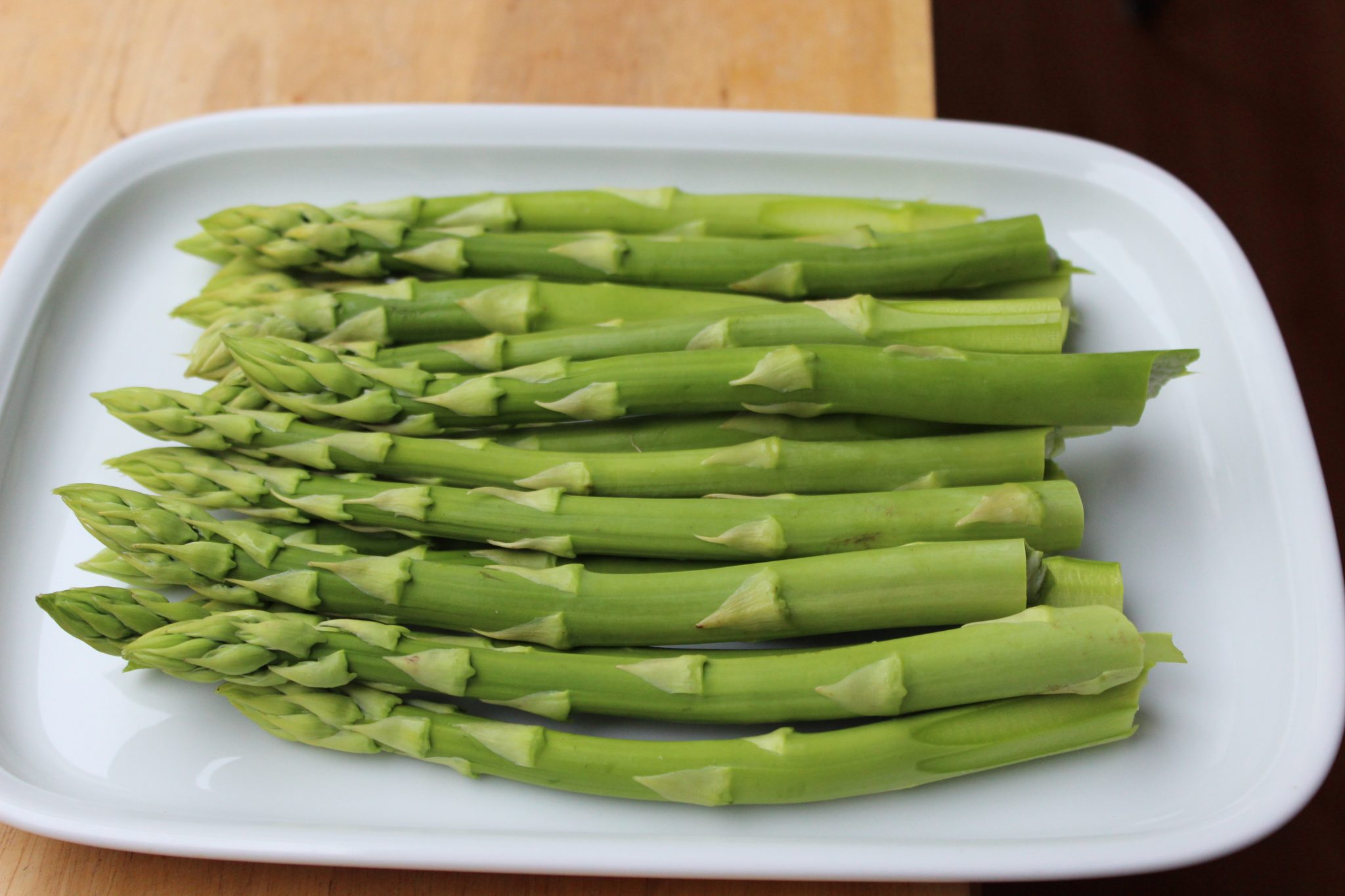 Grüner Spargel aus dem Ofen - schnell und lecker