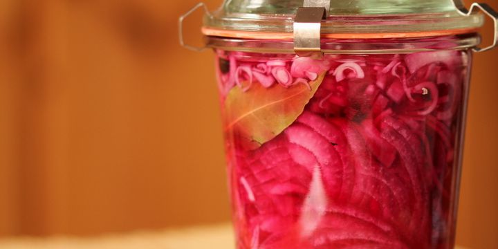 Eingelegte Rote Zwiebeln - Pickles Red Onions