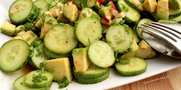Gurken-Avocado-Salat