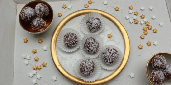 Schokoladen-Kokos-Pralinen – vegan