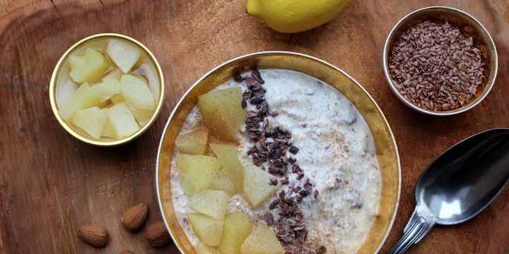 Winter-Soulfood – Hafer-Porridge mit Apfel und Birne