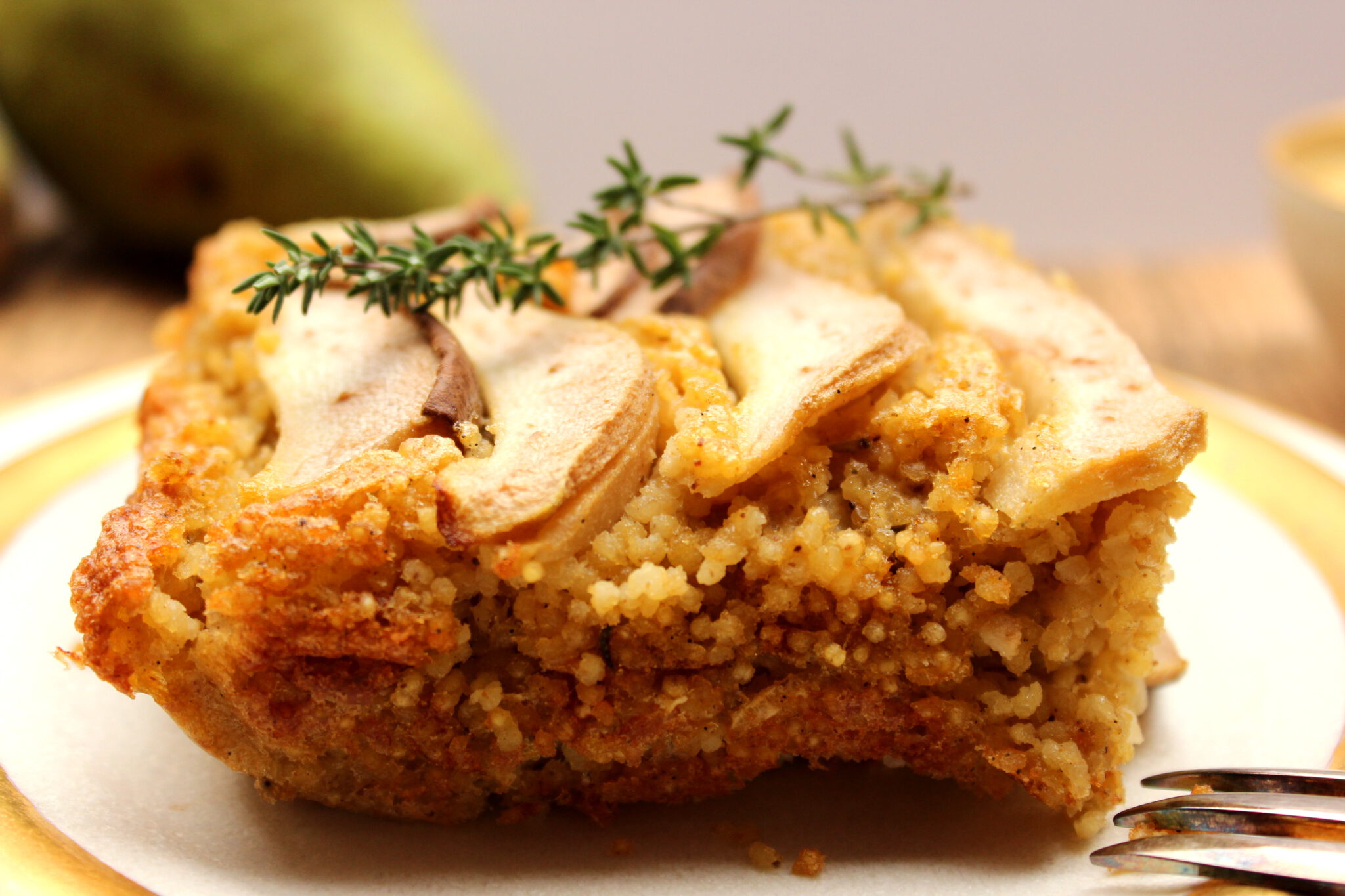 Hirseauflauf mit Birnen - Hustenlöser zum Genießen