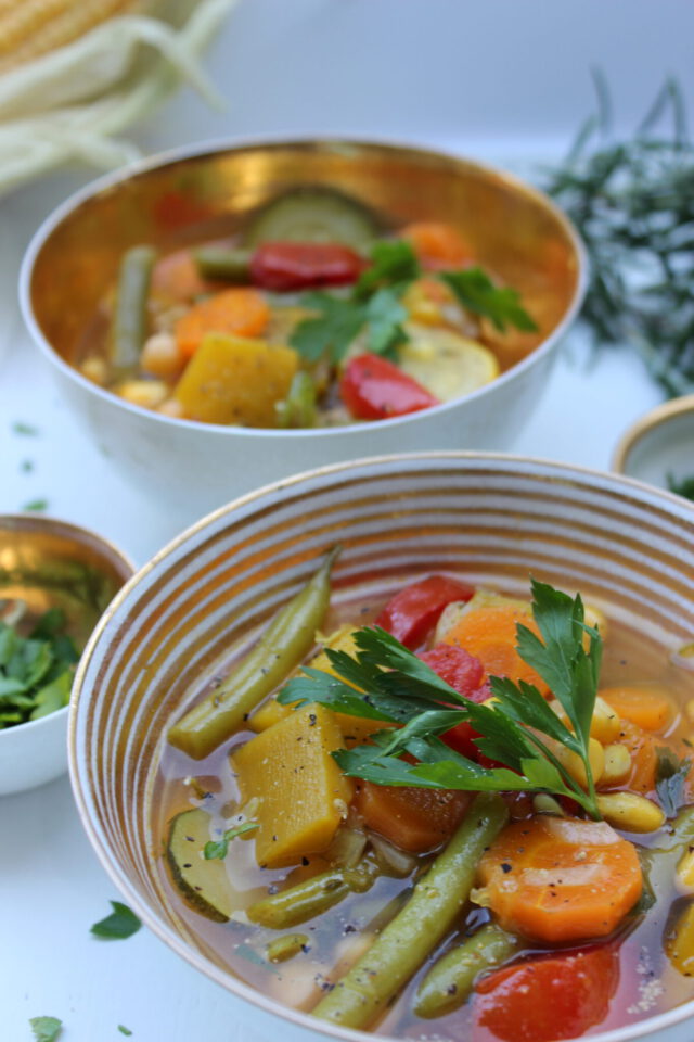 Minestrone für den Spätsommer oder Frühherbst - Claudia Earp