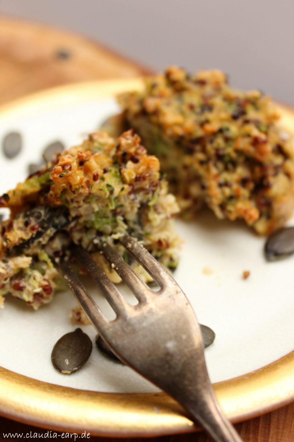 Quinoa-Brokkoli-Muffins mit Kürbiskernen