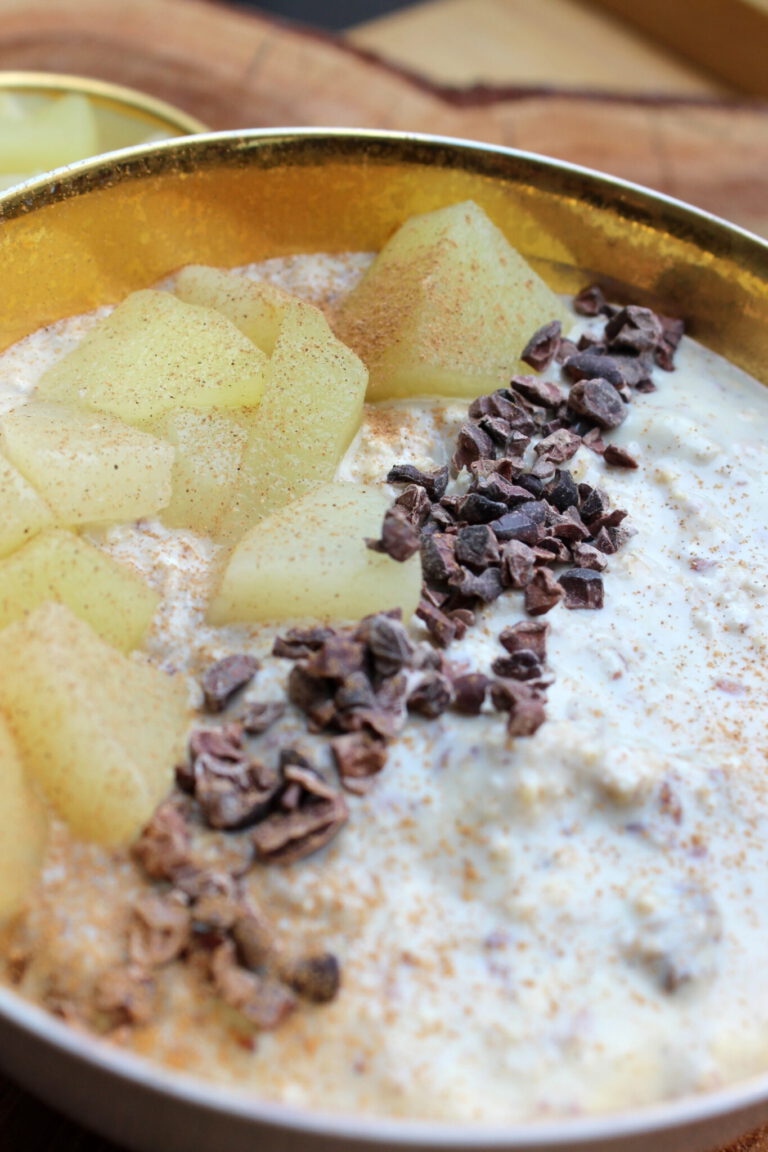 Winter-Soulfood - Hafer-Porridge mit Apfel und Birne