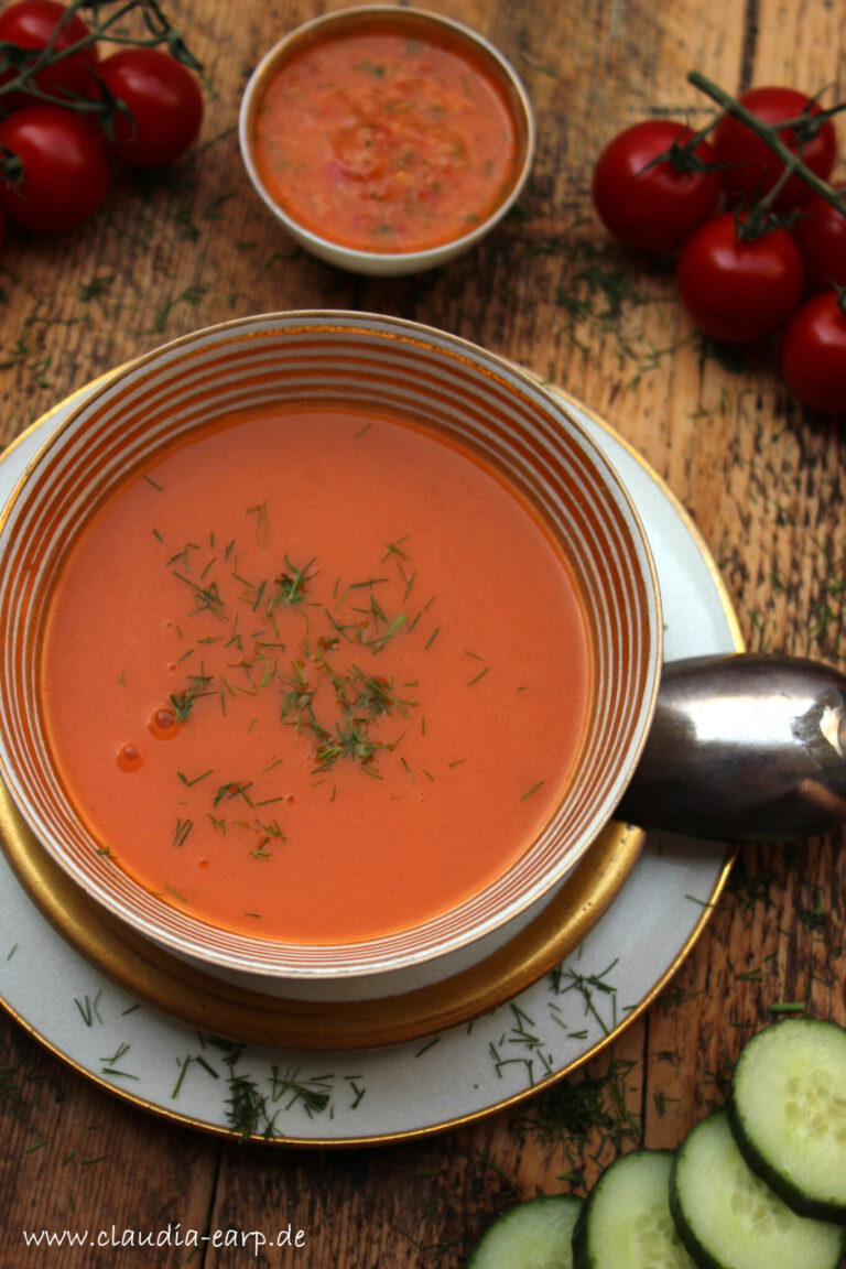 Kalte Suppe für heiße Tage: andalusische Gazpacho